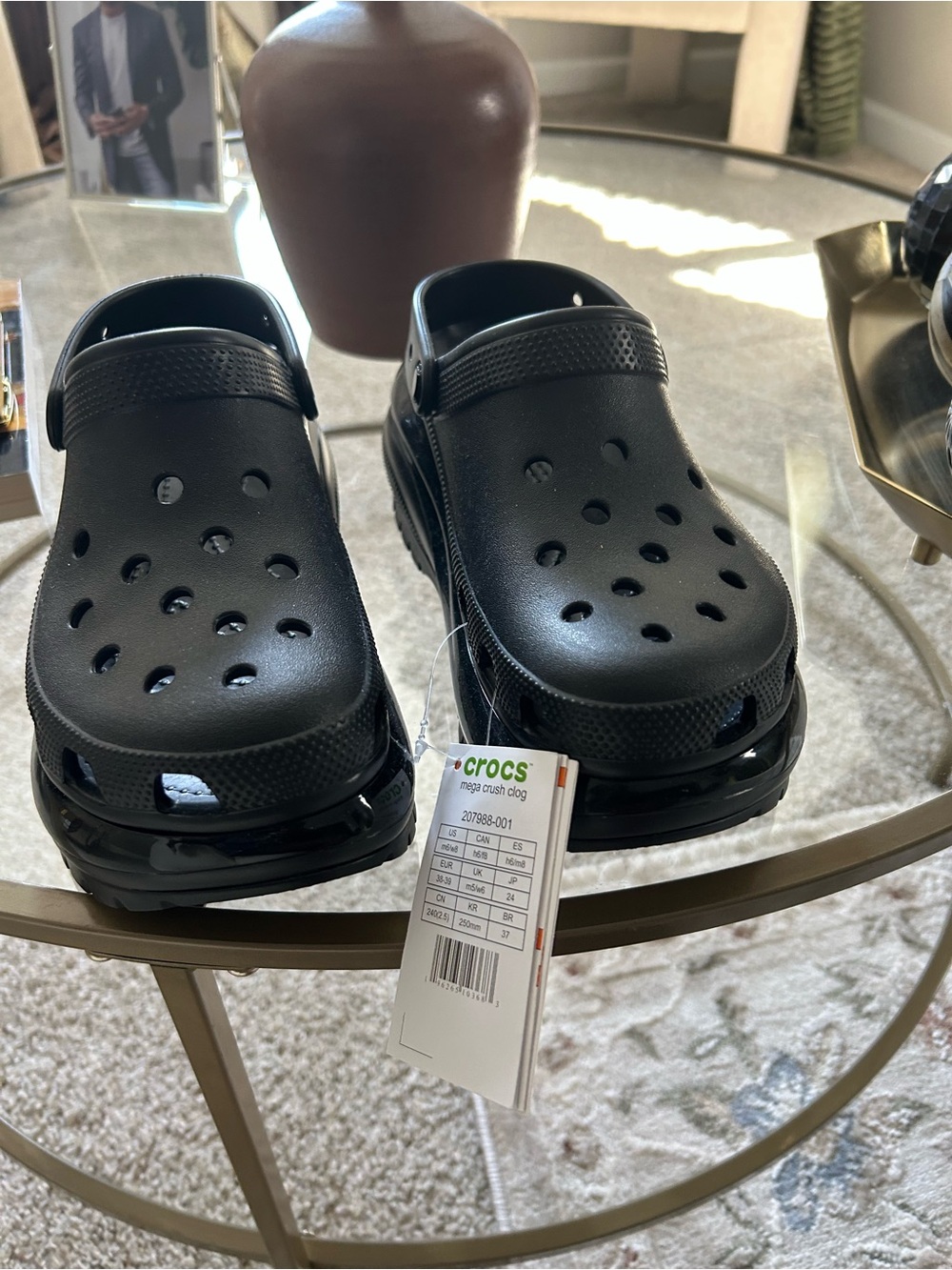 Crocs Women’s Black Classic platform Clog